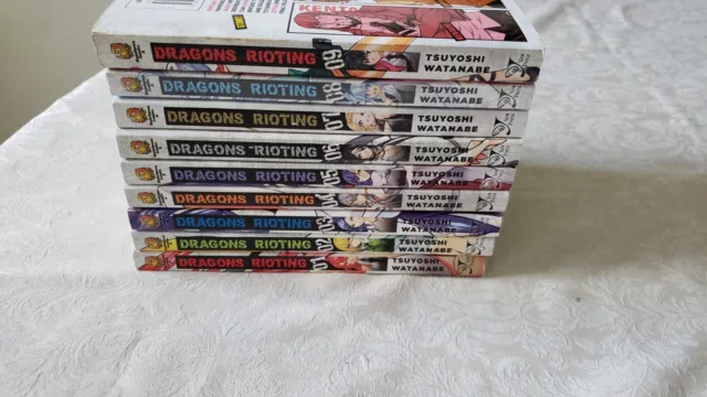 Dragons Rioting Volume 1-9 Complete English Manga Yen Press