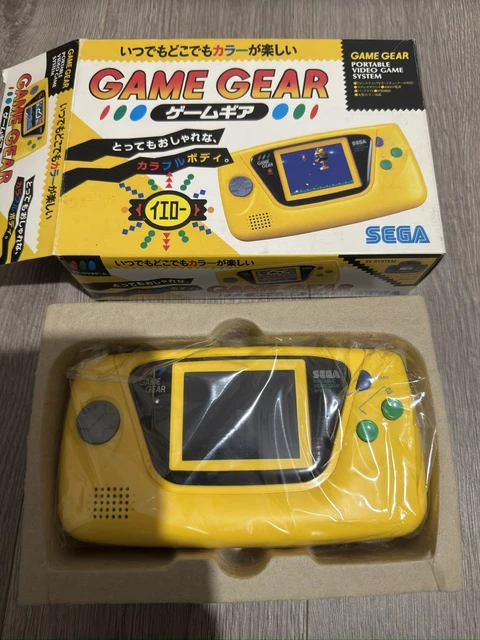 Console Sega GAME GEAR Semi HS En boite Pack 4 jeux en 1