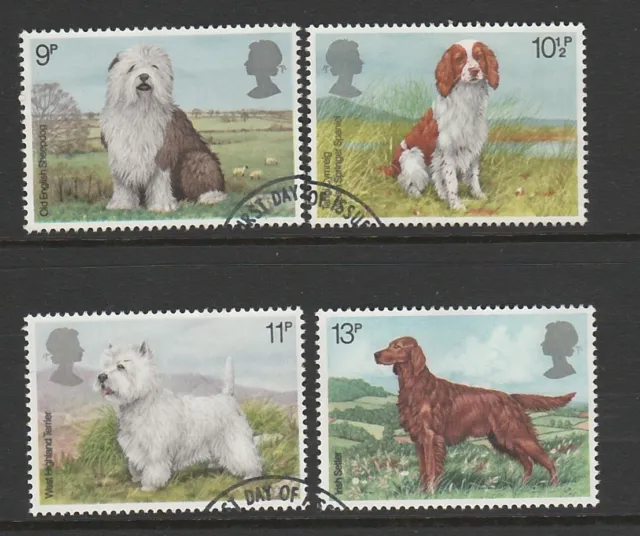 GB 1979 Dogs SG 1075-1078 FU