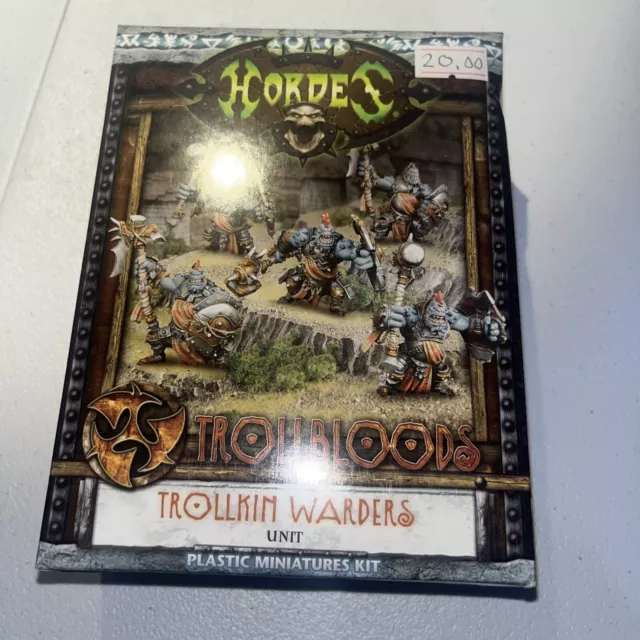 TROLLKIN WARDERS Trollblood plastic Nib Privateer Press Warmachine Hordes TC2131