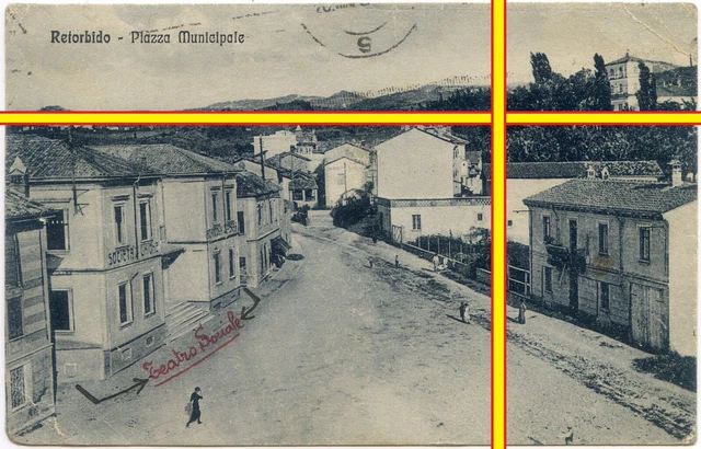 1932 RETORBIDO (Pavia) - TEATRO SOCIALE Società Unione Agricola Operaia Voghera