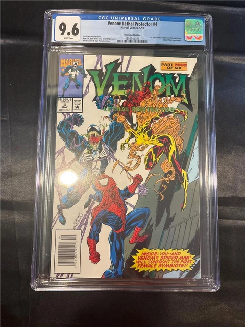 Venom: Lethal Protector #4 * RARE NEWSSTAND ED * CGC 9.6 NM+ * 1st App Scream!