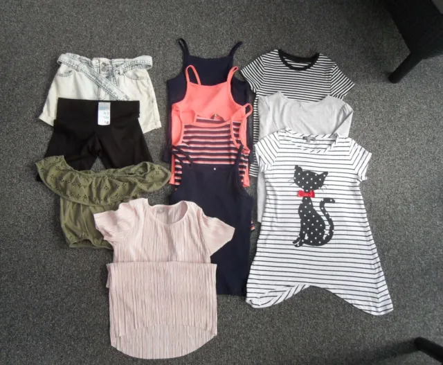 Girls Clothing Bundle  11 Items Age 7-8 , 8 & 9 Years. New, BBNW & Rarely Worn