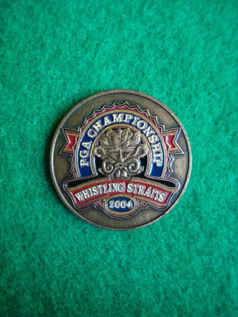 2004 PGA Championship Whistling Straits Golf Ball Marker Coin Kohler Wisconsin