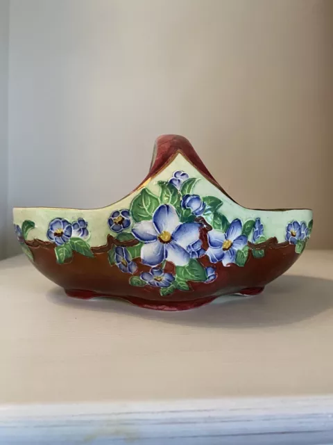 Vintage  circa 1950s  Rouge  Blossom Bough Maling Ware Very Good Condition