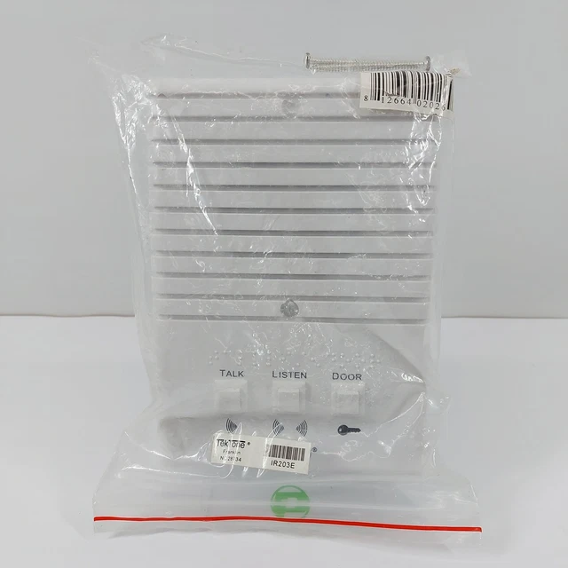 New TekTone White Intercom Station Surface Mount IR203E