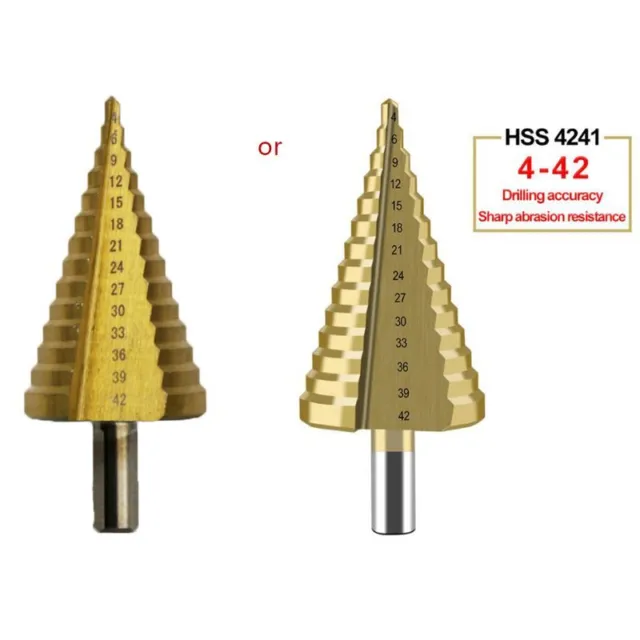 4-42mm HSS for Coated Step Drill Bit Drilling Power Tool for Metal Wood