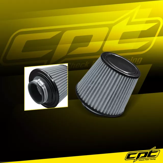 3" Stainless Steel Cold Air Short Ram Cone Intake Filter Black Fiesta Focus