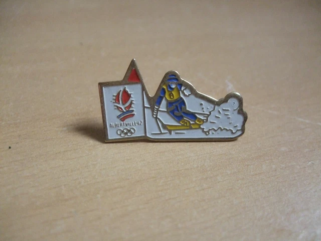 Pin's JO Albertville 92 / Les Arcs / Bourg St Maurice, France, Métal, Occasion