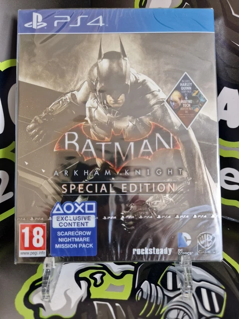 Jeu PS4 Batman Arkham Knight - Édition Steelbook Limitée - Bon état, Sortie 2023