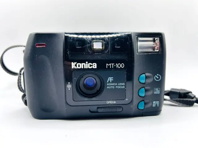 Konica MT 100 AF in Schwarz Analoge 35 mm Point and Shoot Kamera