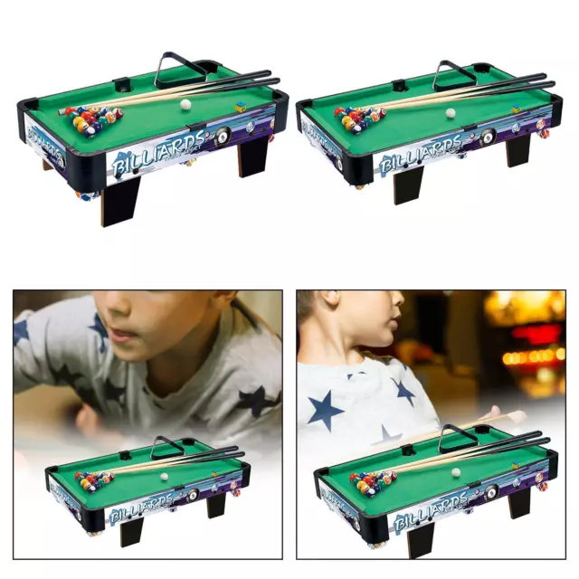 Billiard Pool Set Mini Tabletop Billiards for Home Office Use Family Adults