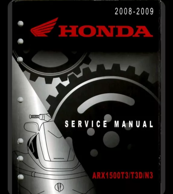 2008 2009 Honda Aquatrax F15 F15x Owners and Service manual PDF