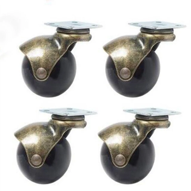 Elegant Gold Color 1 5 Ball Caster Wheels for Sofa Furniture Pack of 4