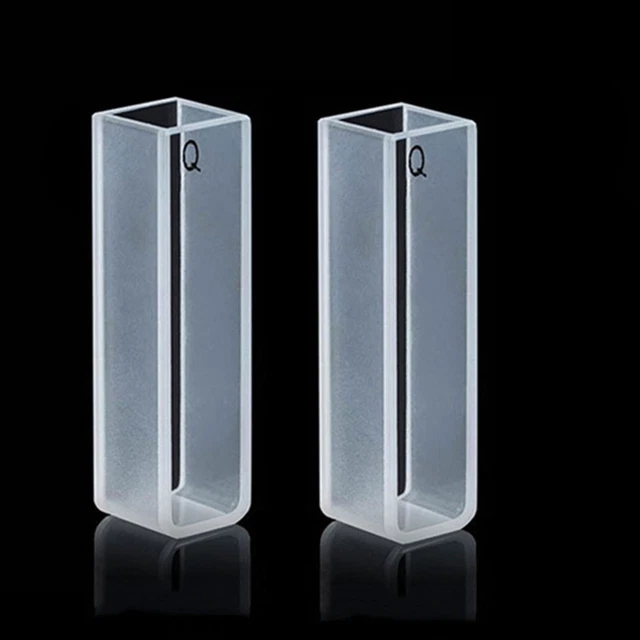 New Quartz Cuvette Suitable For-751/722 Spectrophotometer Optical Path 10mm,50mm