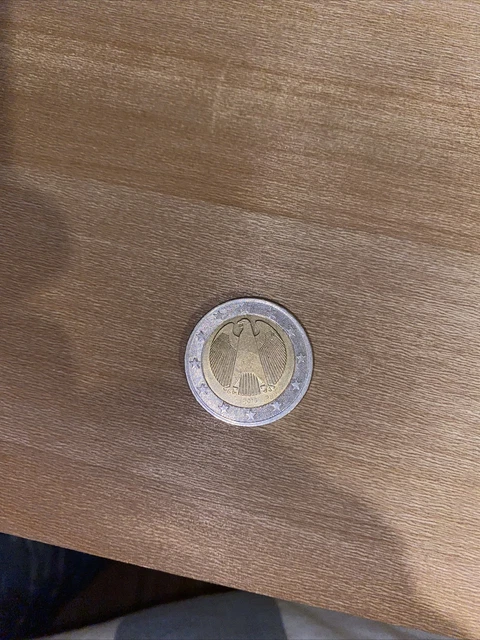 Piece de 2 Euros Rare 2002 Aigle Fédérale Allemande