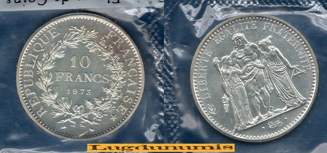 FDC - 10 Francs Hercule 1973 FDC 79000 Exemplaires Scéllé coffret FDC