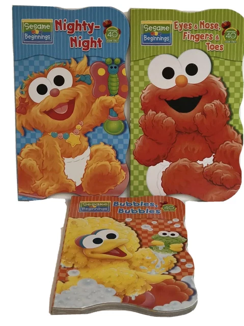 New Set Of 3 Babies & Children Sesame Street Books Daycare Preschool