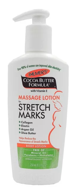 Palmers Cocoa Butter Formula STRETCH MARKS Masage Lotion 250ml VERSAND KOSTENLOS