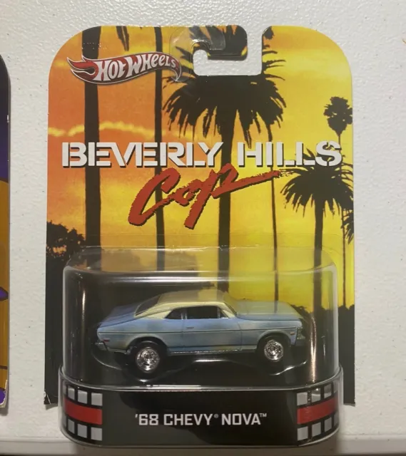 Hot Wheels Retro Entertainment Beverly Hills Cop 1 & 2 '68 Olds Cutlass  &...