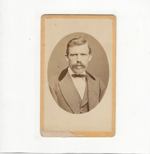 Gebr. Mohr CDV Foto Herrenportrait - Frankfurt Main 1870er