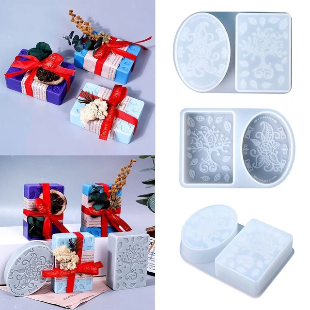Pattern 3D Art Soap Mold Soap Making Tool Silicone Soap Molds Crafts Tools