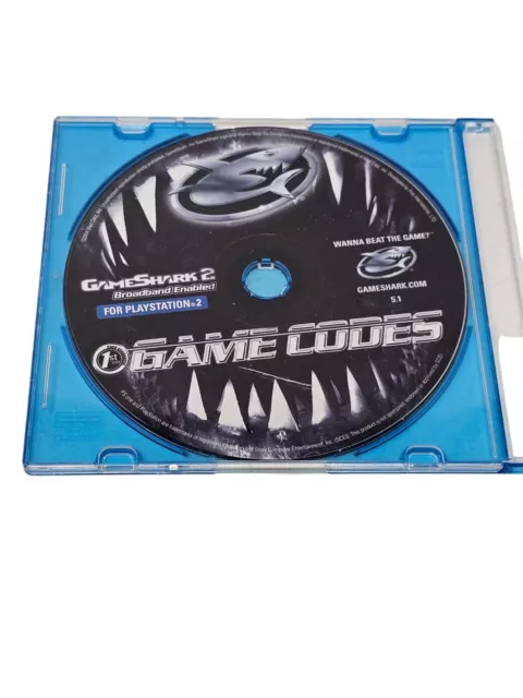 GameShark Game Codes for PlayStation 2 Broadband Enabled