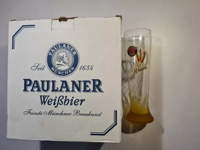 6 Paulaner Weizenbiergläser Sonderedition Weizen neu im orginal Karton