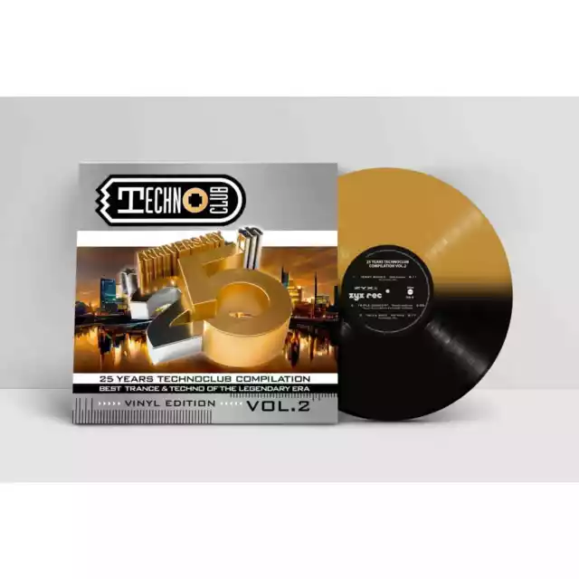 Various / 25 YEARS TECHNO CLUB COMPILATION VINYL EDIT.VOL2 (gold black 2LP) / Z