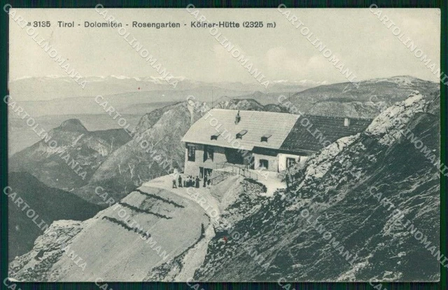 Bolzano Nova Levante Rosengarten Dolomiti cartolina RT0749