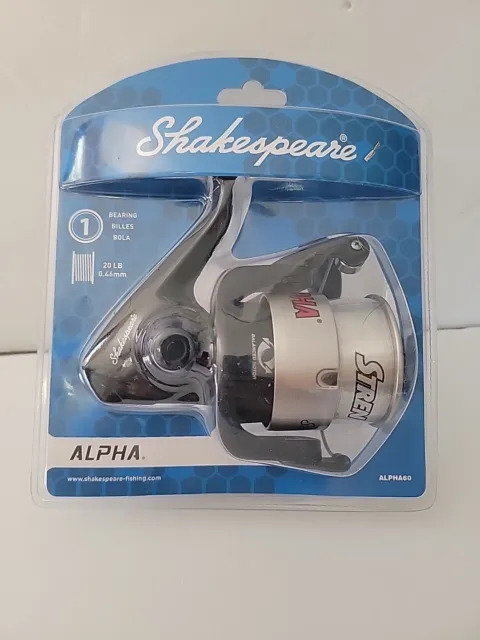 Shakespeare Alpha 30 Graphite Spinning Fishing Reel Ball Bearing Balanced  Rotor