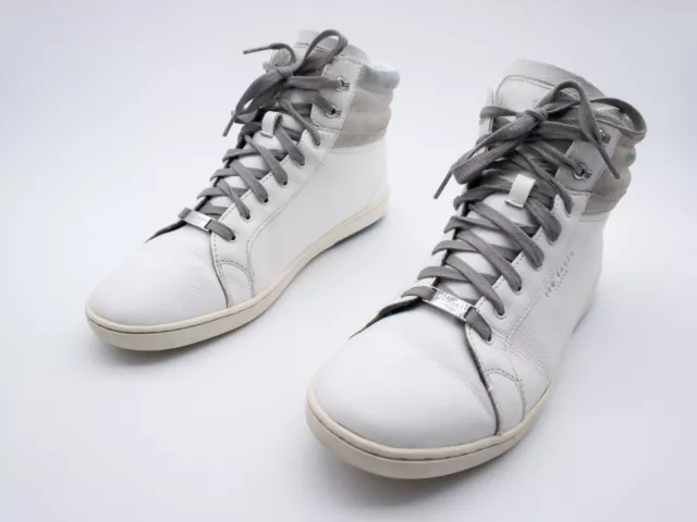 TED BAKER Mykka Uomo Scarpe Tempo Libero Sneaker Boots Bianco Tg. 43 Eu Art