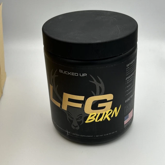 BUCKED UP LFG Burn PreWorkout EXP 12/2024 Tropical 30 Servings 33