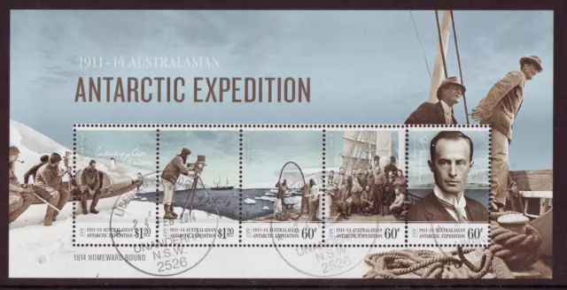 Australia Antarctic Territory 2014 Expedition Miniature Sheet  Fine Used