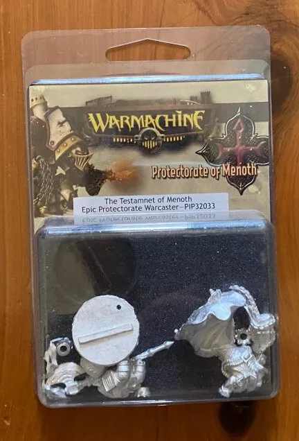 Warmachine The Testament of Menoth Epic Protectorate Warcaster PIP 32033