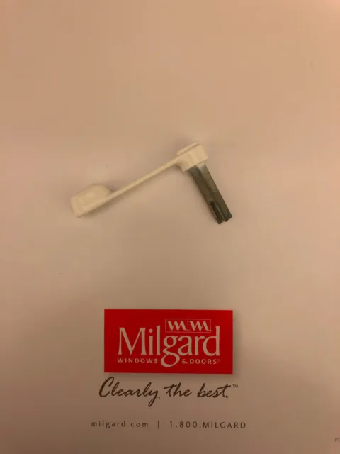 MIlgard CLassic siding door interior latch Only White  Color