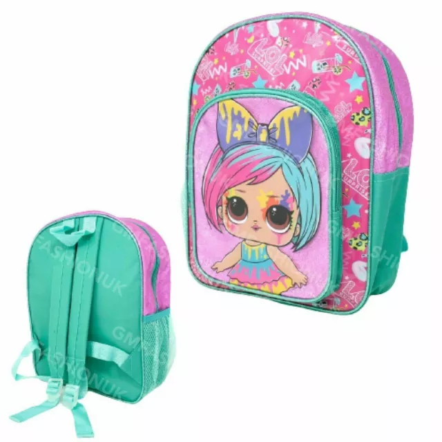 Official LOL L.O.L Surprise Deluxe Backpack Rucksack Bag Pockets Back To School