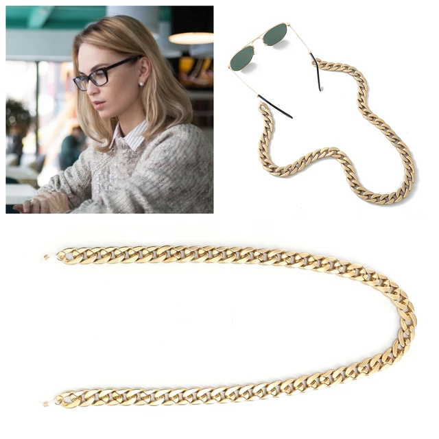 Eyeglass Chain Acrylic Glasses Chain Holder AntiSlip Sunglass Strap String L Dso