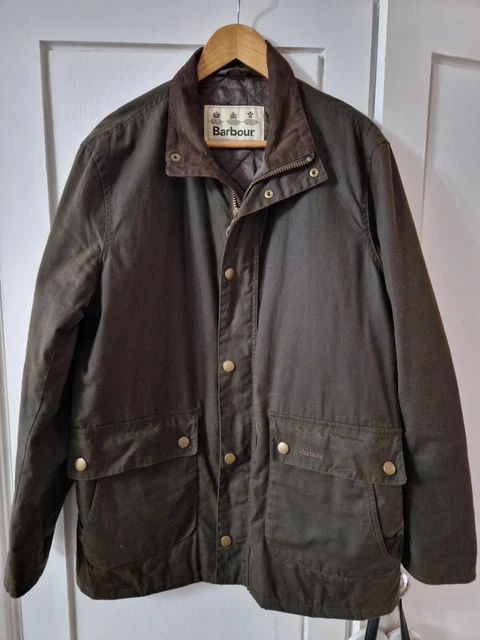 BARBOUR INTERNATIONAL DUKE Wax Jacket Men s size Large in Rustic Brown VGC 89.90 PicClick UK