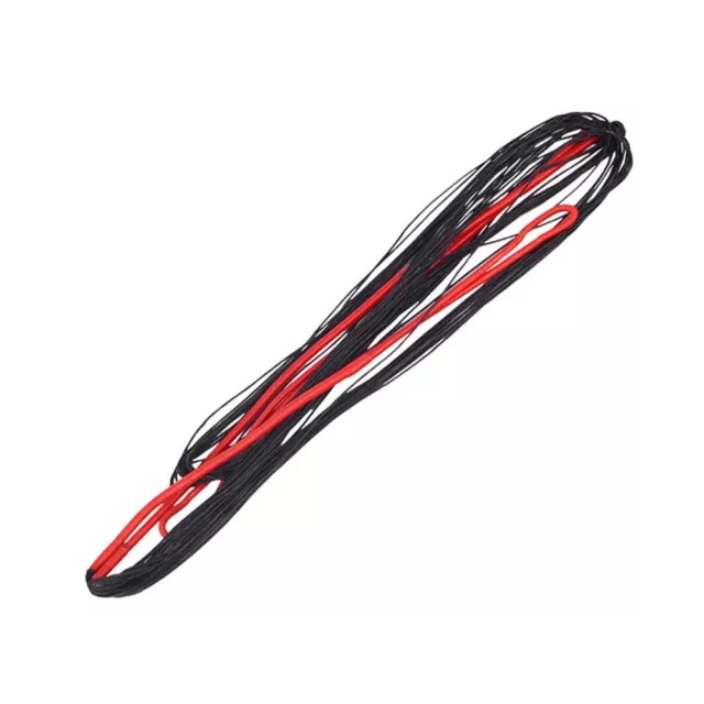 Premium Fast String Recurve Bowstring 58 70 inches Black and White/Black Red