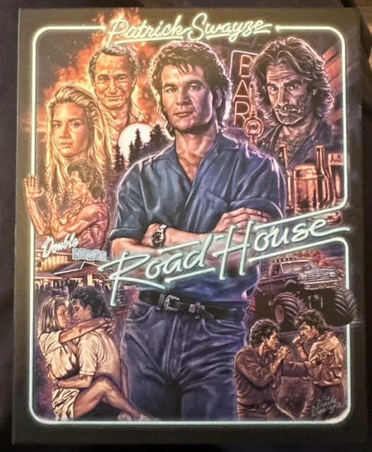 ROAD HOUSE 4K Blu Ray. Vinegar Syndrome. Slipbox. OOP. Patrick Swayze