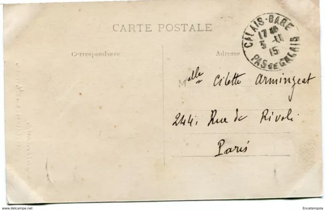 CPA -Carte postale- France - Calais - Rue de la Citadelle - 1915 (CP991) 2