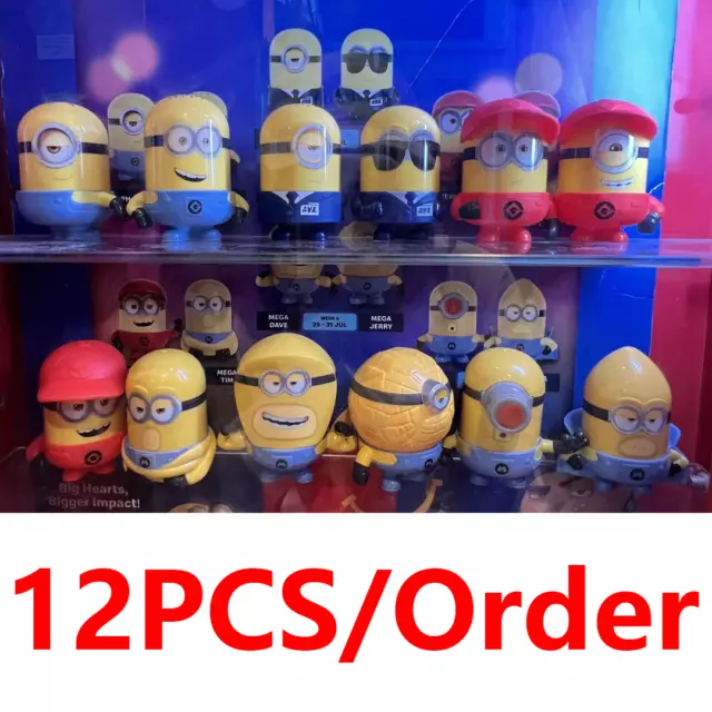 2025 MCDONALD'S DESPICABLE Me 4 Inside Out 2 HAPPY MEAL TOYS Set MEGA
