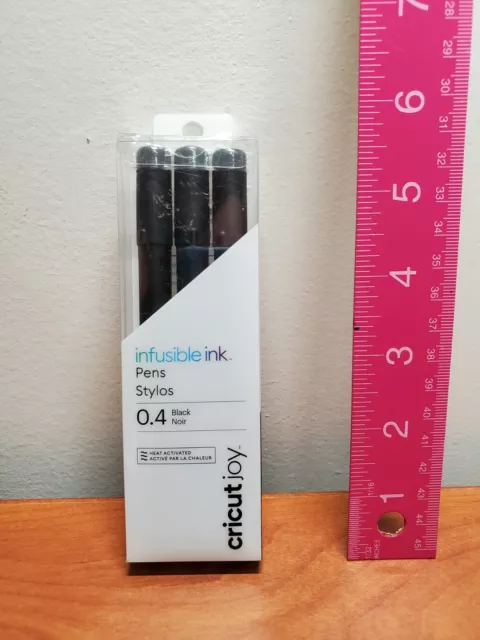 New CRICUT Pen And Marker Set * BLACK * Set Of 5 Tip sizes .4, .8, 1.0,  2.0mm