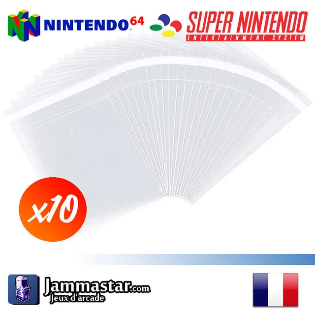 Evoretro - Pack 25 boîtes de protection en PET pour jeux Gamecube