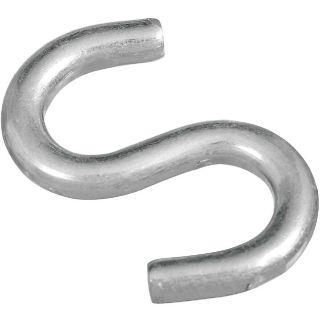 National 2 In. Zinc Heavy Open S Hook (2 Ct.) N121665 National N121665