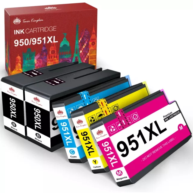 950XL 951XL Ink Cartridge for HP Officejet Pro 8610 8615 8620 8625 8630 8600 Lot