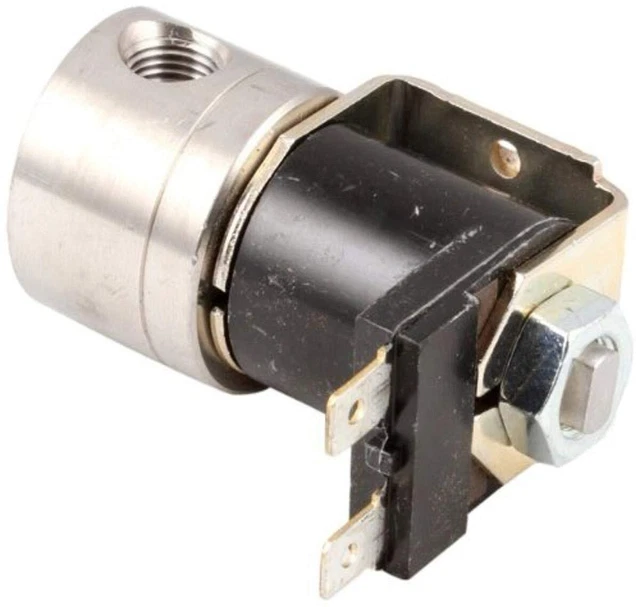 01085.0002 120 V Solenoid Valve , Black