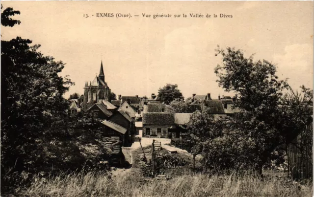 CPA Exmes - Vue générale sur la Vallée de la Dives (435601)