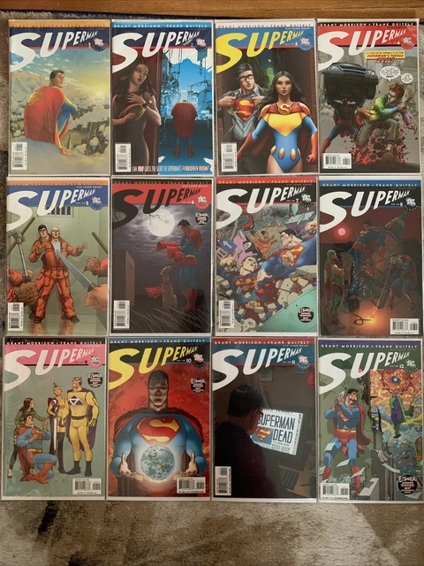 DC Comics: All Star Superman 2005 #1-12 Complete Set Morrison Quietly